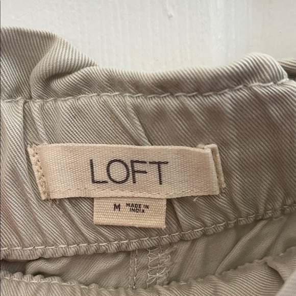 Loft Tan Drawstring Shorts - Picture 2 of 4